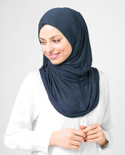 Blue Iris Viscose Jersey Scarf