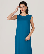 Pagoda Blue Rayon Slip Dress